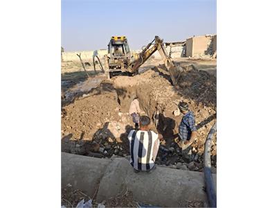 پایان دغدغه آب در روستای رمیم بخش بستان با عملیاتی ۸ ساعته