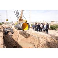 بازدید مدیرعامل آبفا خوزستان از روند اجرای پروژه فاضلاب اهواز در منطقه ملی‌راه