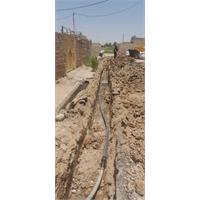 اصلاح و توسعه ۱۰۰ متر شبکه آب شرب در روستای دربند غربی خرمشهر