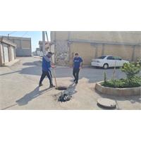 جلوگیری از پس زدگی فاضلاب/ نصب پمپ لجن کش تلمبه خانه فاضلاب ماهشهر