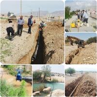 اجرای ۱۱۵۰ متر اصلاح خطوط انتقال و شبکه توزیع آبرسانی در روستاهای بهبهان