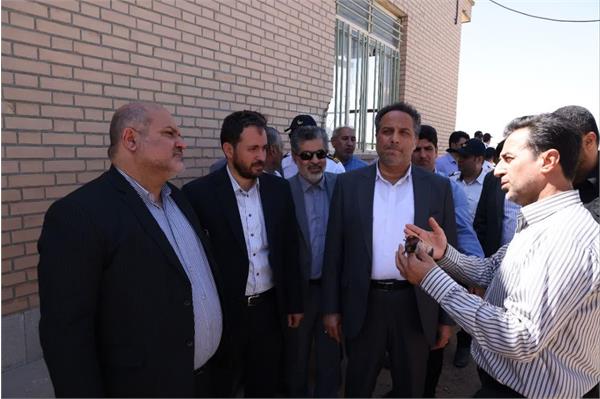 حضور جناب آقای امینی مدیر عامل شرکت آب و فاضلاب کشور در شهرستان آبادان