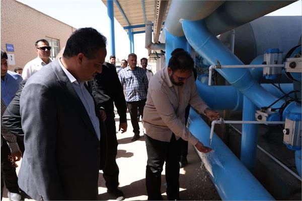 حضور جناب آقای امینی مدیر عامل شرکت آب و فاضلاب کشور در شهرستان آبادان